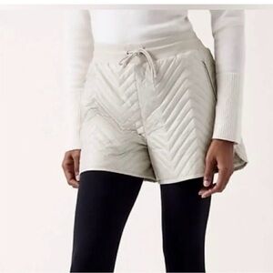 Athleta Apres Ski Shorts in Ivory NWOT
